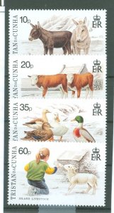 Tristan da Cunha #554-557  Single (Complete Set) (Animals)