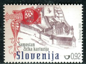 715 - SLOVENIA 2009 - Seiz Charterhouse - Zicka Kartuzija - MNH Set