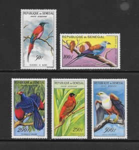 BIRDS - SENEGAL #C26-30   MNH