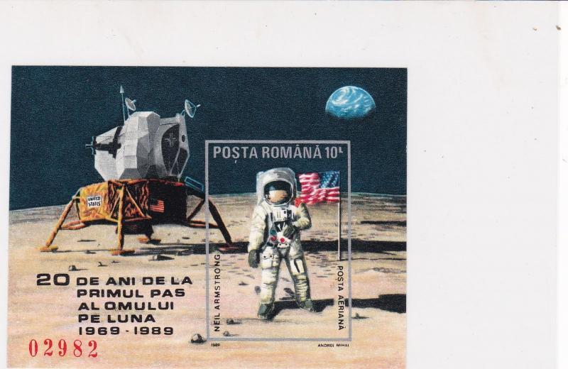 Romania Space Exhibition Mint Never Hinged Stamp Sheet ref R 17709