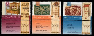 ISRAEL Scott 1242-1444 MNH** stamp set with tabs