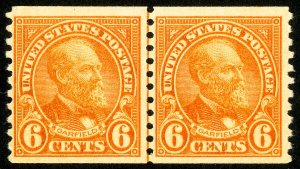 US Stamps # 723 MNH F-VF Line Pair Scott Value $82.00