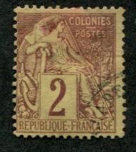 French Colonies SC# 47 Commerce 2c Used