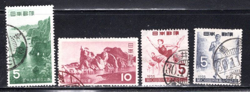 Japan #612-615  VF   Used    CV $3.10 .....  3110360