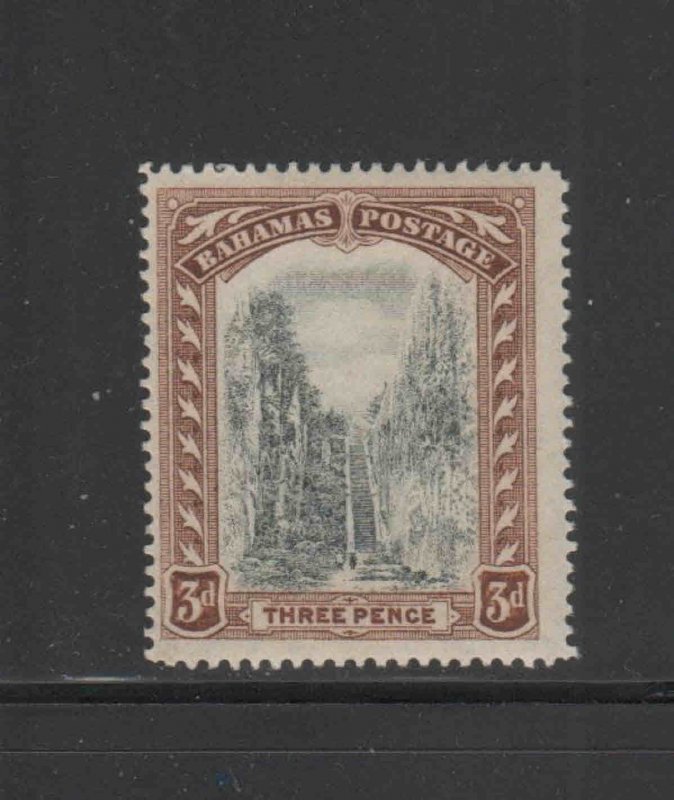 BAHAMAS #58  1917  3p QUEENS STAIRCASE   MINT VF NH  O.G  aa