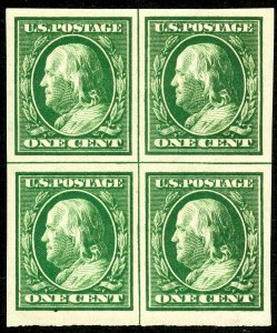 US Stamps # 383 MNH Superb Center Line # 4 