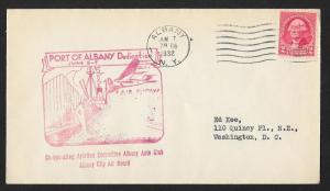 UNITED STATES Event Cover Port of Albany Dedication 1932 Albany