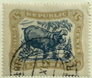 AlexStamps LIBERIA #219 SUPERB Used 