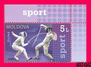MOLDOVA 2025 Sport Fencing 1v MNH