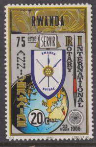Rwanda 958 Rotary International, 75th Anniversary 1980