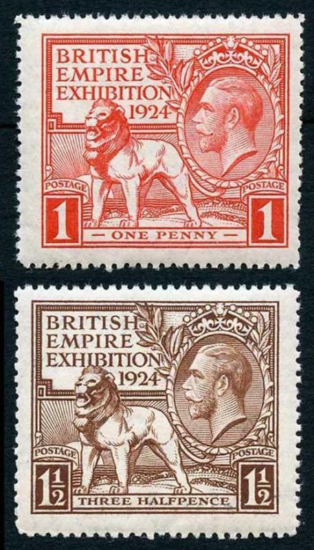 SG430/1 KGV 1924 British Empire Set U/M