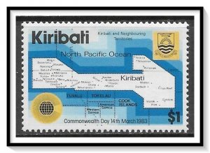 Kiribati #421 Map MNH