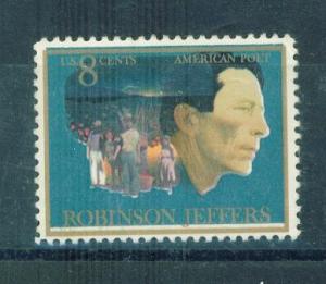 US Sc# 1485 Used FVF Gold Color Shift Robinson Jeffers EFO