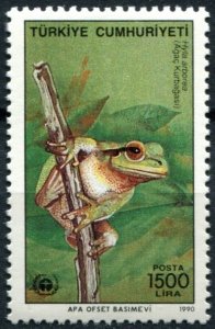 Turkey Sc#2475 MNH, 1500L multi, International Environment Day, Amphibian (1990)