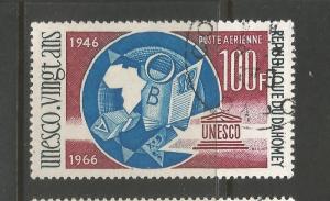 DAHOMEY C45 VFU UNESCO Z6-125-6