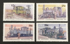 South-West Africa 1985 #544-7, Railway Line, MNH.