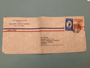 Colombia 1961 The Royal Bank of Canada Air Mail Banking  Stamps Cover R41547