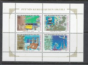 Turkey 2494a MNH 1990 Communications (ap7400)