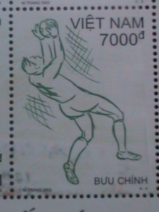 ​VIETNAM 2002-SC#3132 WORLD CUP SOCCER CHAMPIONSHIPS-JAPAN-KOREA-MNH S/S VF