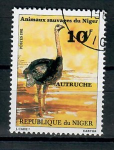 Niger 537 Ostrich used single