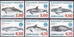 Greenland #329-34  MNH CV $9.90