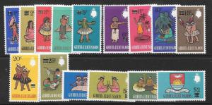 GILBERT & ELLICE IS. SG110/24 1966 DECIMAL CURRENCY MNH