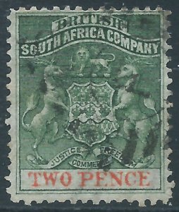 Rhodesia, Sc #3, 2d Used