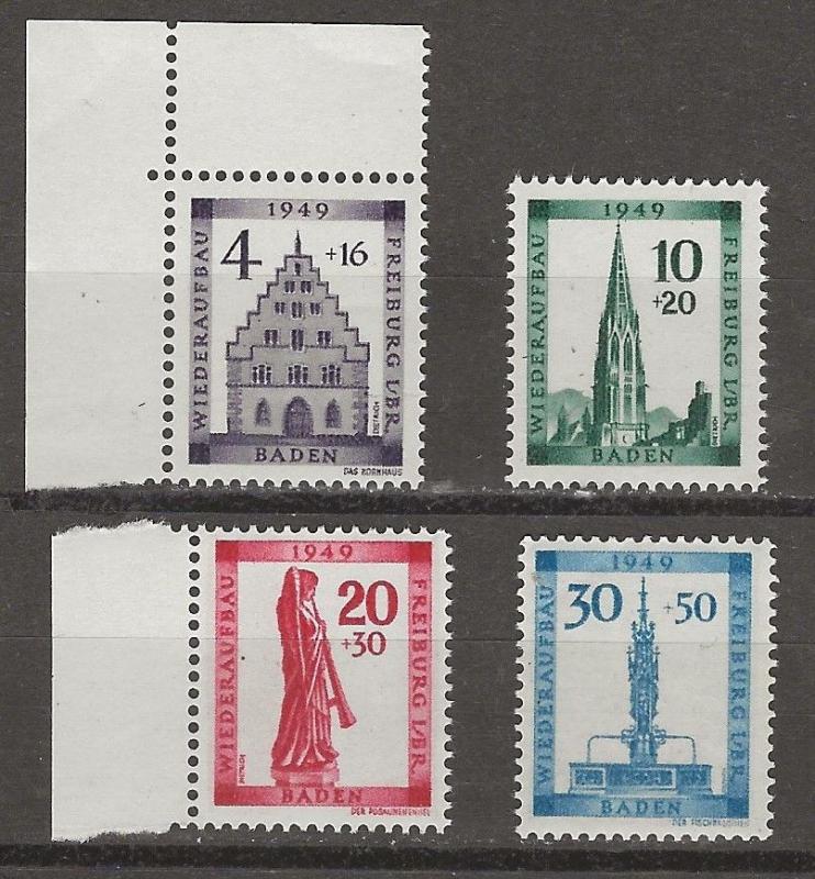 Germany 5NB5-8 MNH ( 5NB8 =Small top left corner bend) Discounted