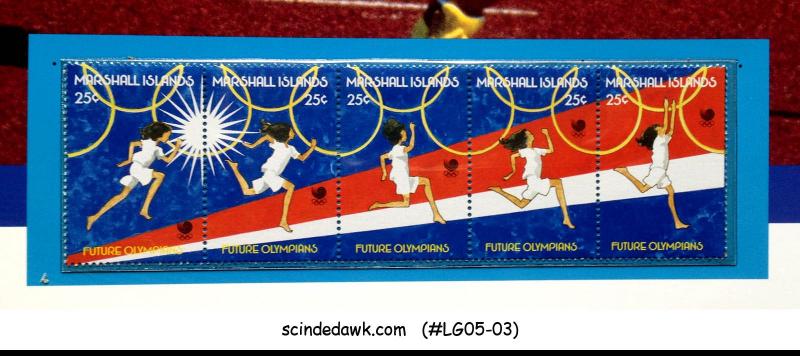 MARSHALL ISLANDS - 1988 FUTURE OLYMPIANS OLYMPICS JAVELIN PANEL MNH