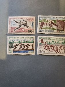 Stamps Ivory Coast Scott #193-5, C17 nh