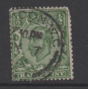 Great Britain  Scott # 158A  used  single