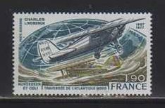 France MNH sc# C49 Aircraft 2012CV $0.90