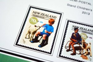 COLOR PRINTED NEW ZEALAND 2011-2015 STAMP ALBUM PAGES (98 illustrated pages)