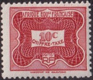 French Equatorial Africa #J12 Mint