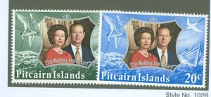 Pitcairn Islands #127-128  Single (Complete Set)