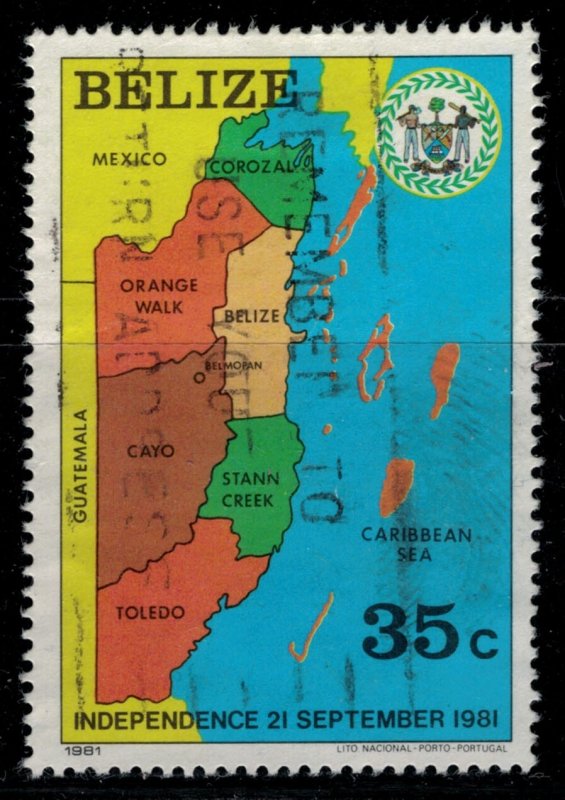 Belize #595  CV $9.00