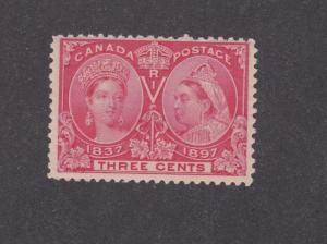 CANADA # 53 VF-MNH THREE CENTS JUBILEE CAT VALUE $90