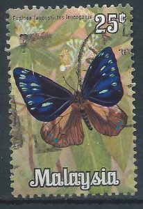 Malaysia 1970 - 25c Butterfly - SG64 used