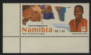 Namibia 2003 MNH Sc 1011 $1.45 Water, Electrical supply - Rural Development