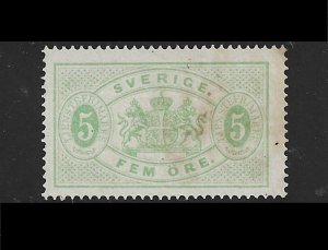 Sweden O3 used  2018 SCV $52.50  - stained - 12890