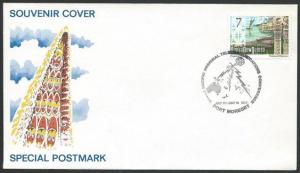 PAPUA NEW GUINEA 1977 Cover, Telecom Conference commem pmk.................51396