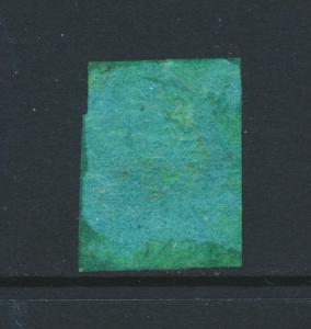 NATAL 1857, 6d GREEN, USED SG#5 CAT£1100 $1465 (SEE BELOW)