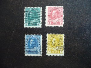 Stamps - Canada - Scott# 104,106,111,113 - Used Part Set of 4 Stamps