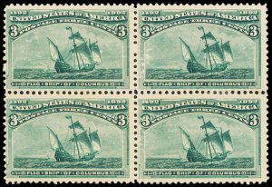 U.S. COLUMBIAN ISSUE 232  Mint (ID # 103224)