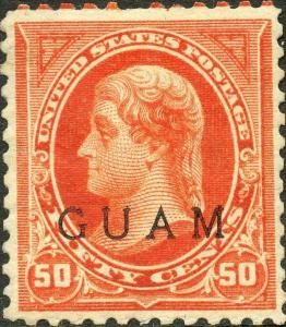 GUAM #11 VF+ OG HINGED CV $350.00 BN7231