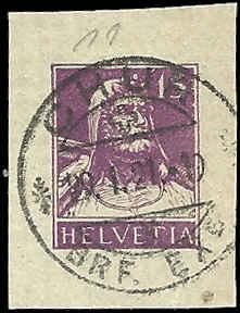 Switzerland - Cut Square - Envelope  - Used 