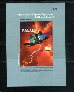 PALAU #536 2000 FUTURE SPACE EXPLORATION MINT VF NH O.G S/S