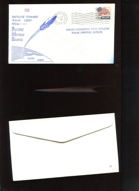 POGO POLAR ORBIT SATELLITE LAUNCH OCT 14  1965 VANDENBERG AFB COVER DC205