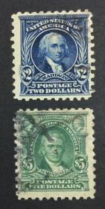 US #479-480 USED $80 LOT #5783