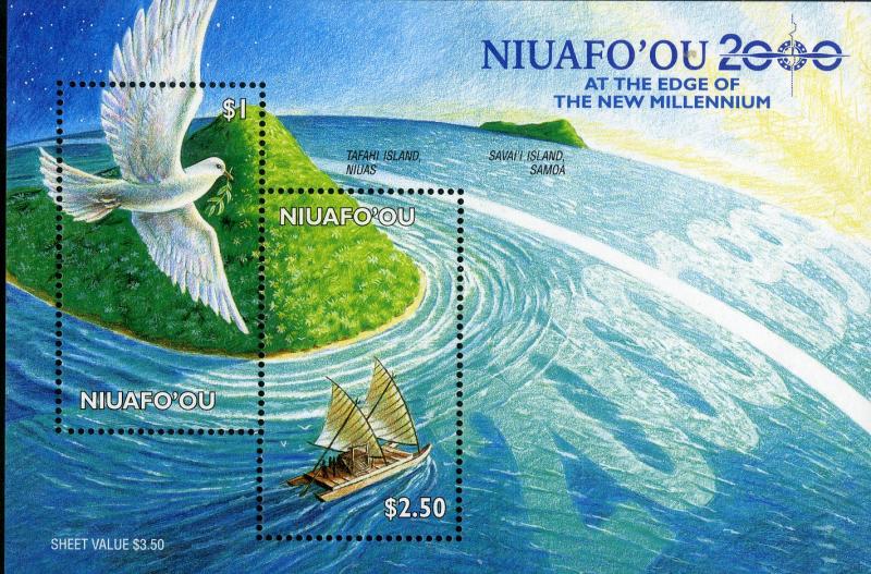 NIUAFO'OU 221 MNH S/S SCV $4.50 BIN $2.75 SHIP